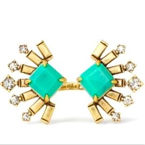 stella & dot veda split adjustable cocktail ring.